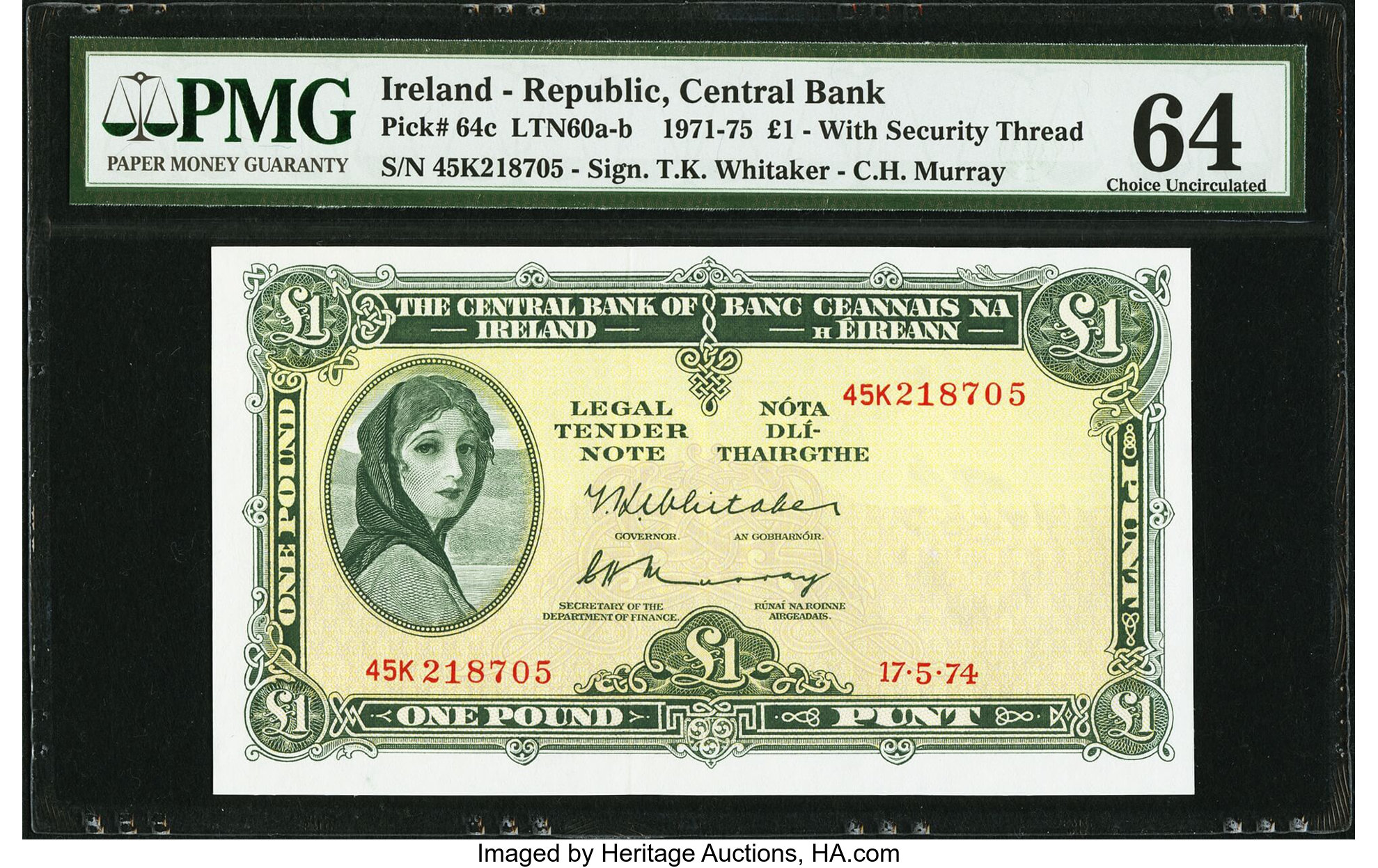 image for: Ireland, Republic of  1 pound (B209cs1)