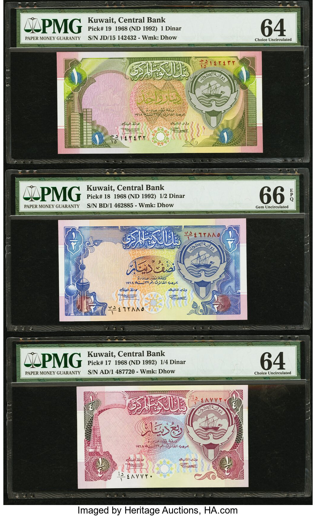 image for: Kuwait  1/4 dinar (B217az)