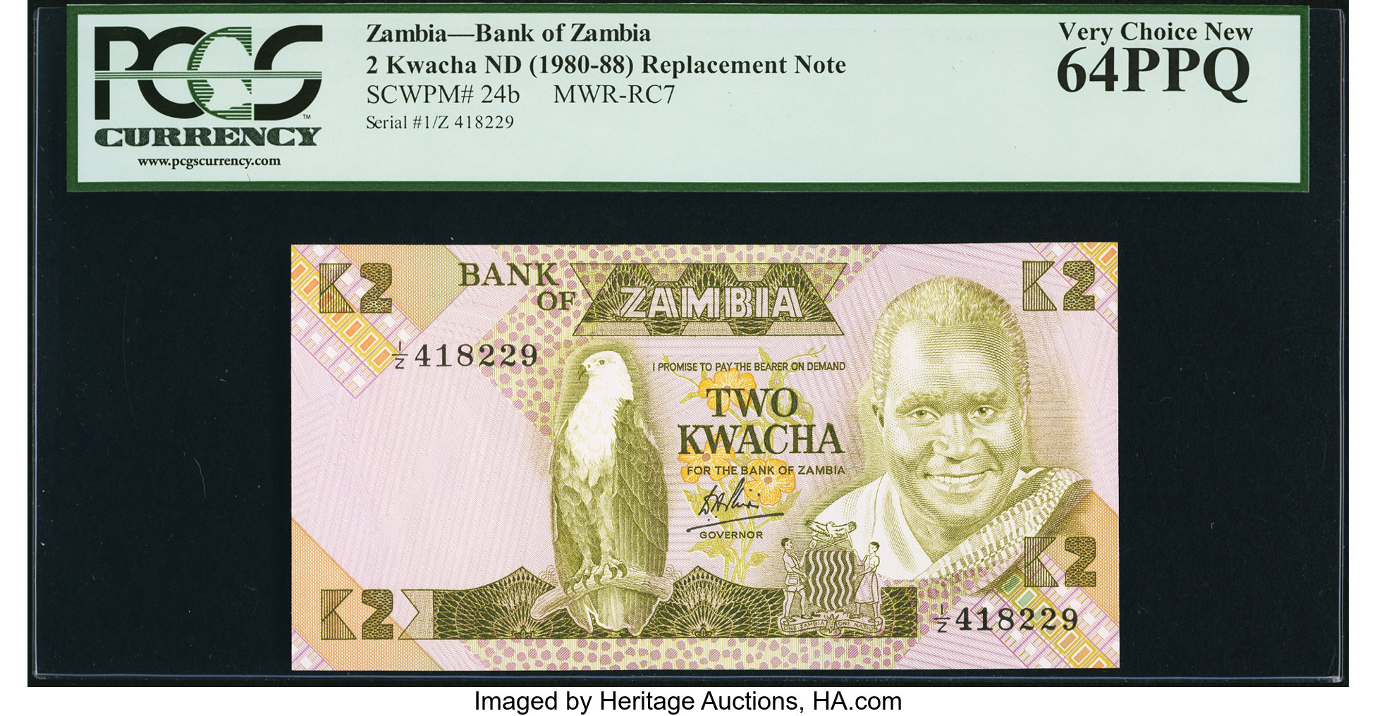 image for: Zambia  2 kwacha (B125c)