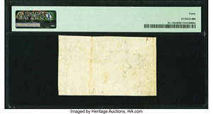 image for: South Carolina April 10, 1778 30s Remainder PMG Extremely Fine 40....