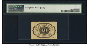 image for: Fr. 1240 10¢ First Issue PMG Choice Uncirculated 64 EPQ....