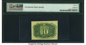 image for: Fr. 1244 10¢ Second Issue PMG Gem Uncirculated 65 EPQ....
