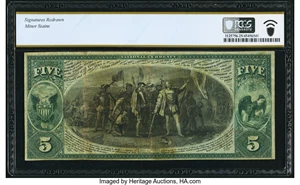image for: Carrollton, IL - $5 1875 Fr. 404 The Greene County National Bank Ch. # 2390 PCGS Banknote Very Fine 25 Details....