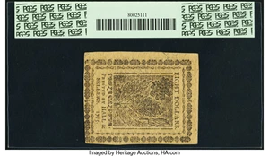 image for: Continental Currency November 29, 1775 $8 PCGS Choice New 63PPQ....