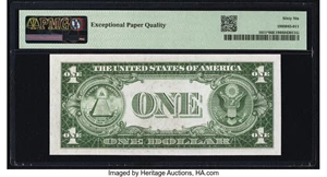 image for: Fr. 1611* $1 1935B Silver Certificate Star. PMG Gem Uncirculated 66 EPQ....