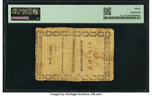 image for: South Carolina February 14, 1777 $30 PMG Choice Fine 15....