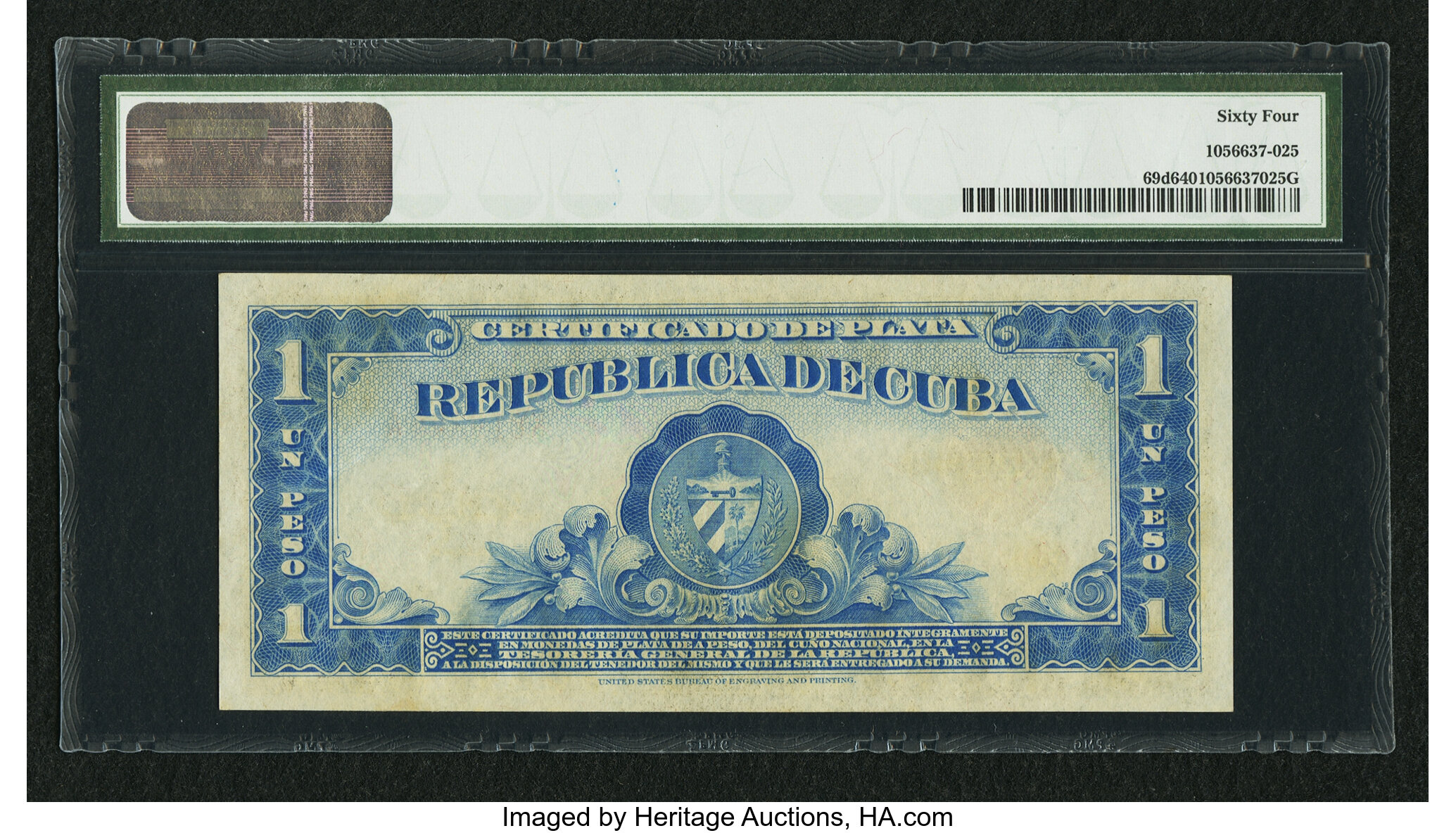 image for: Cuba  1 peso(B401d)