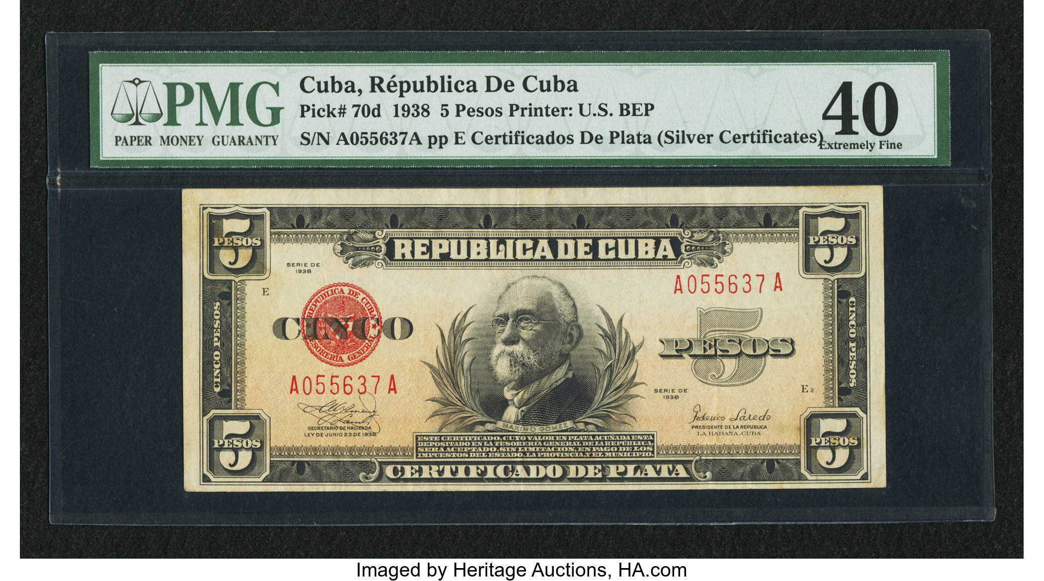 image for: Cuba  5 pesos(B402f)