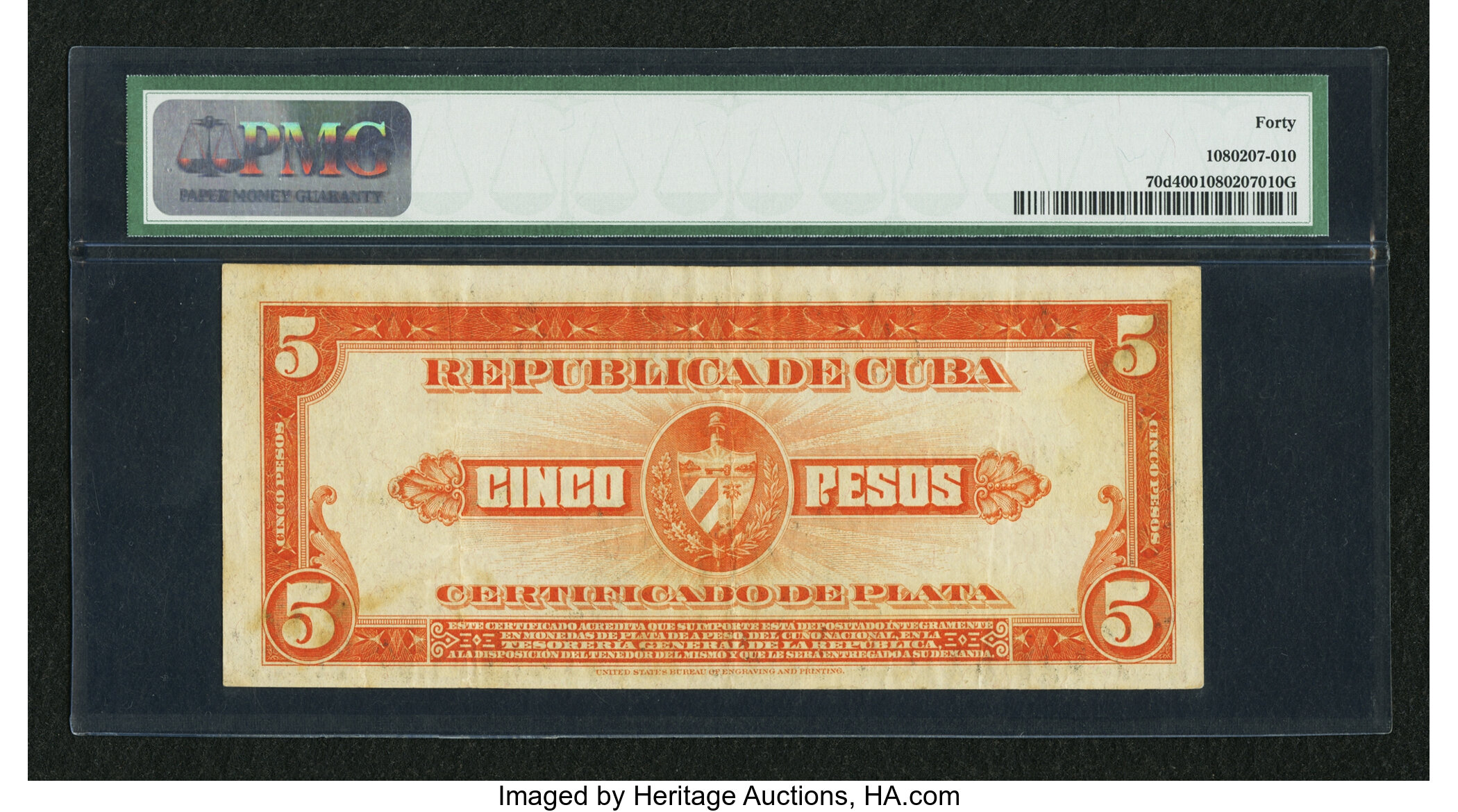 image for: Cuba  5 pesos(B402f)