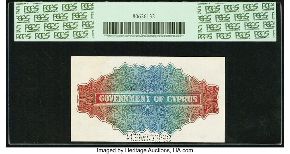 image for: Cyprus  1 shilling (B120hs)