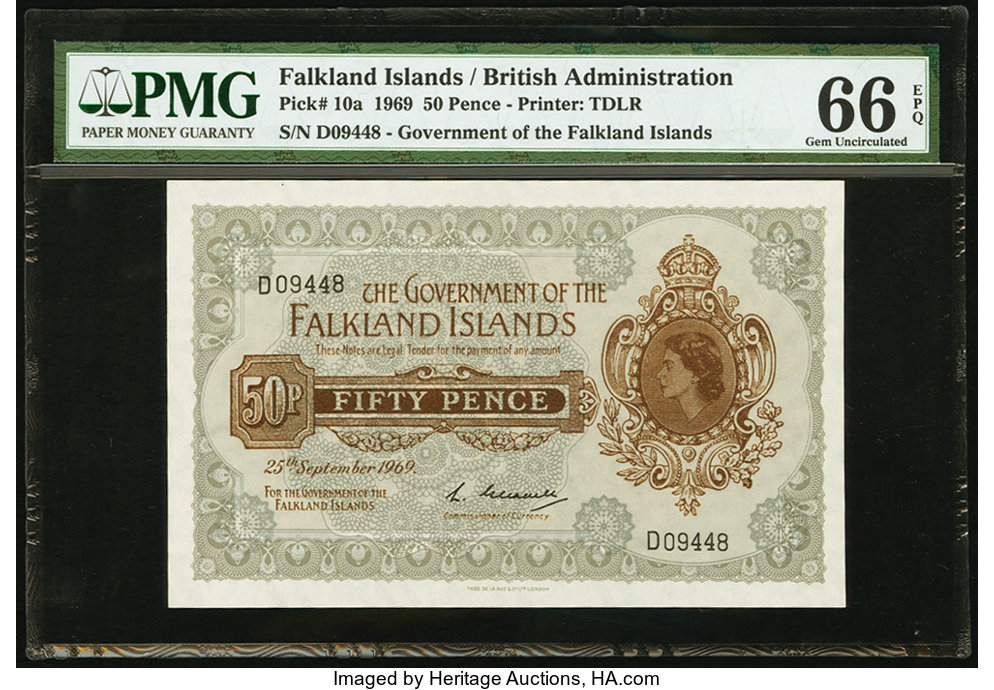 image for: Falkland Islands  50 pence (B215b)