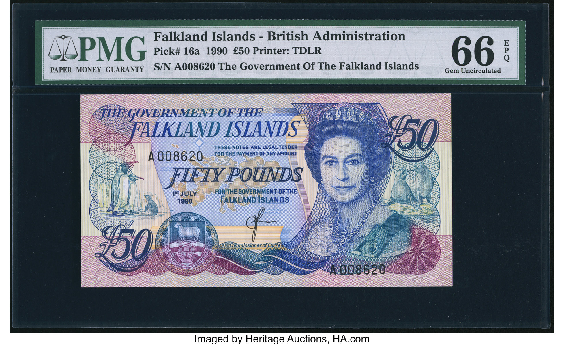 image for: Falkland Islands  50 pounds (B222a)