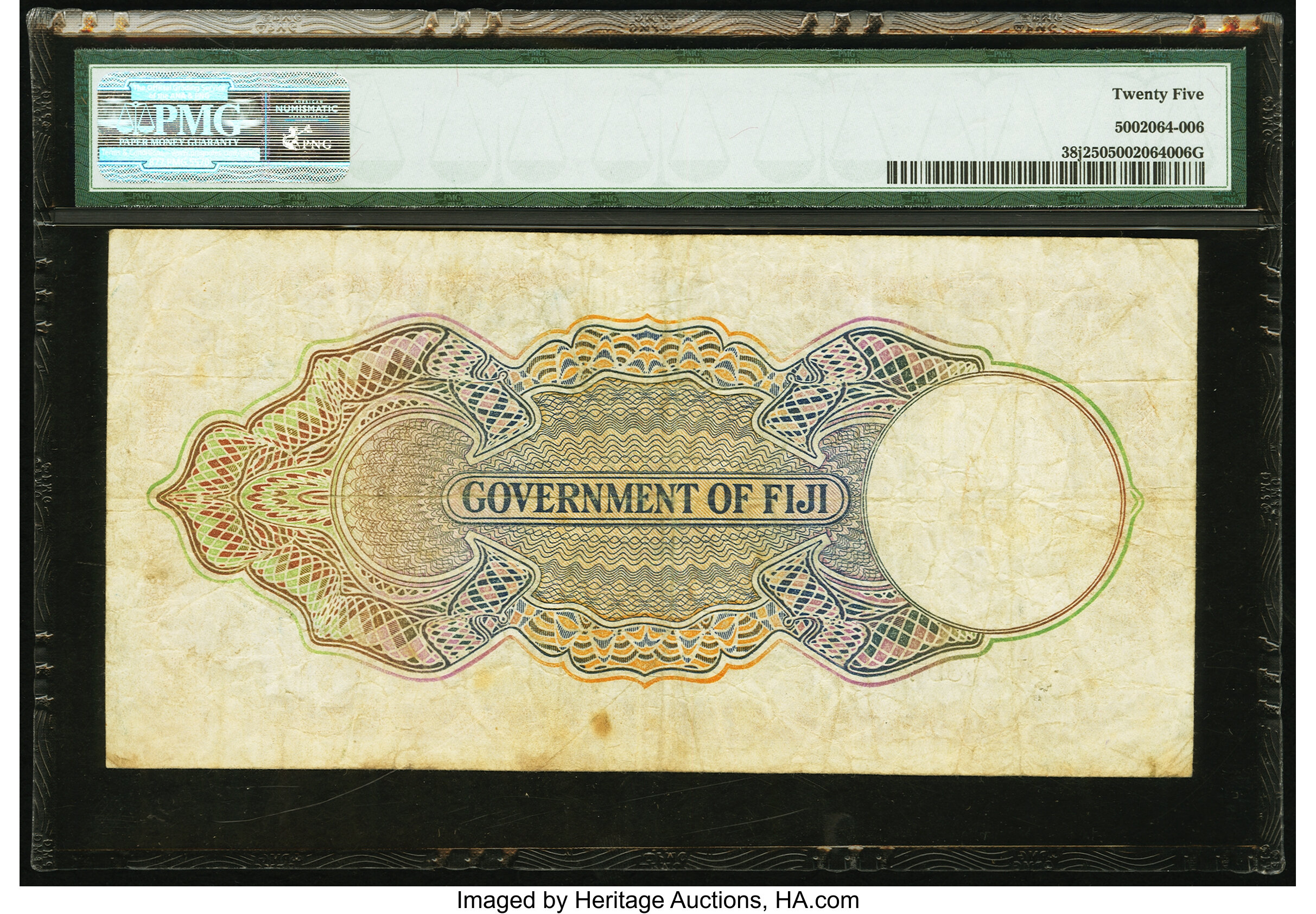 image for: Fiji  10 shillings(B314b)