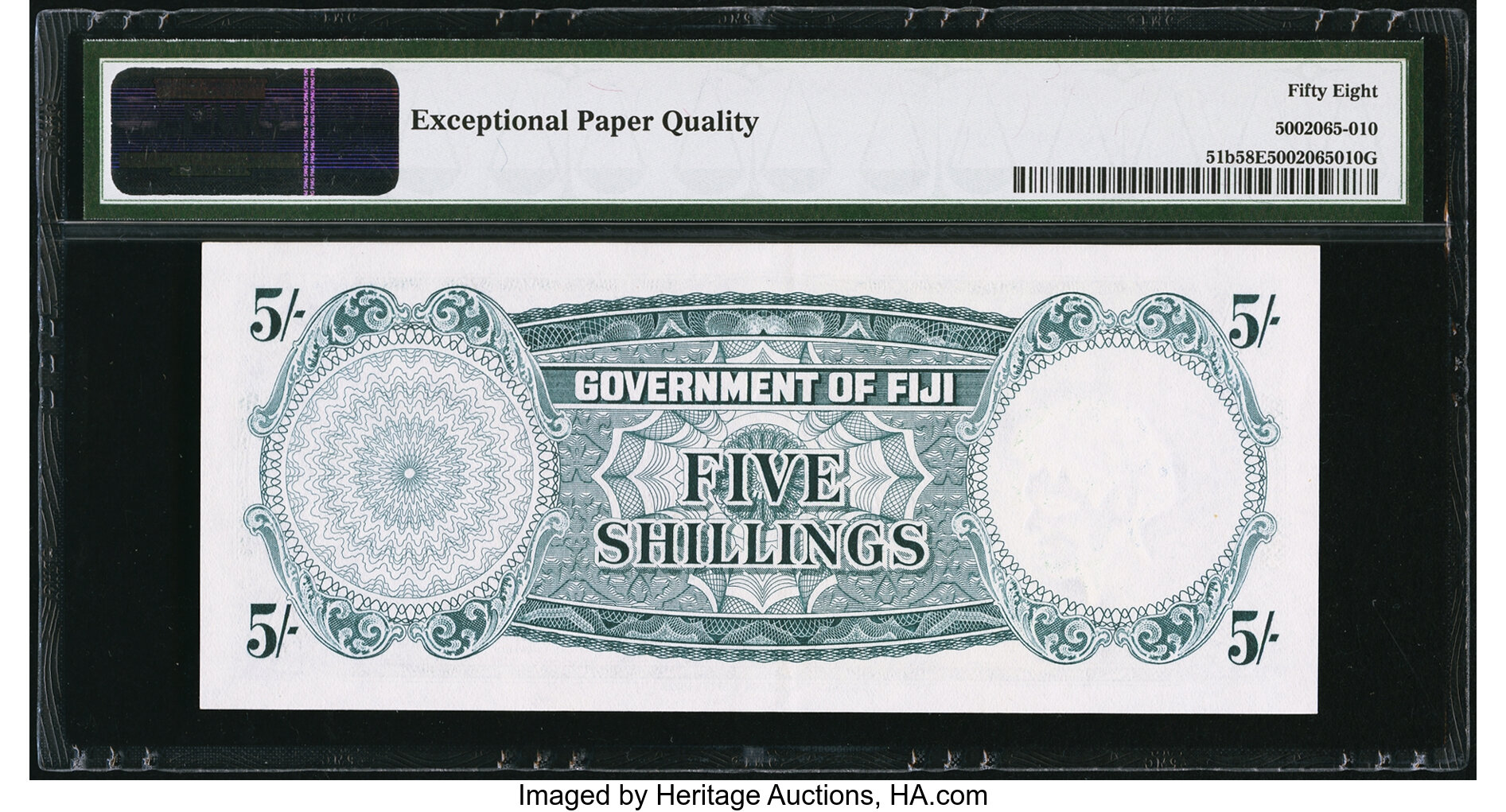 image for: Fiji  5 shillings (B328b)