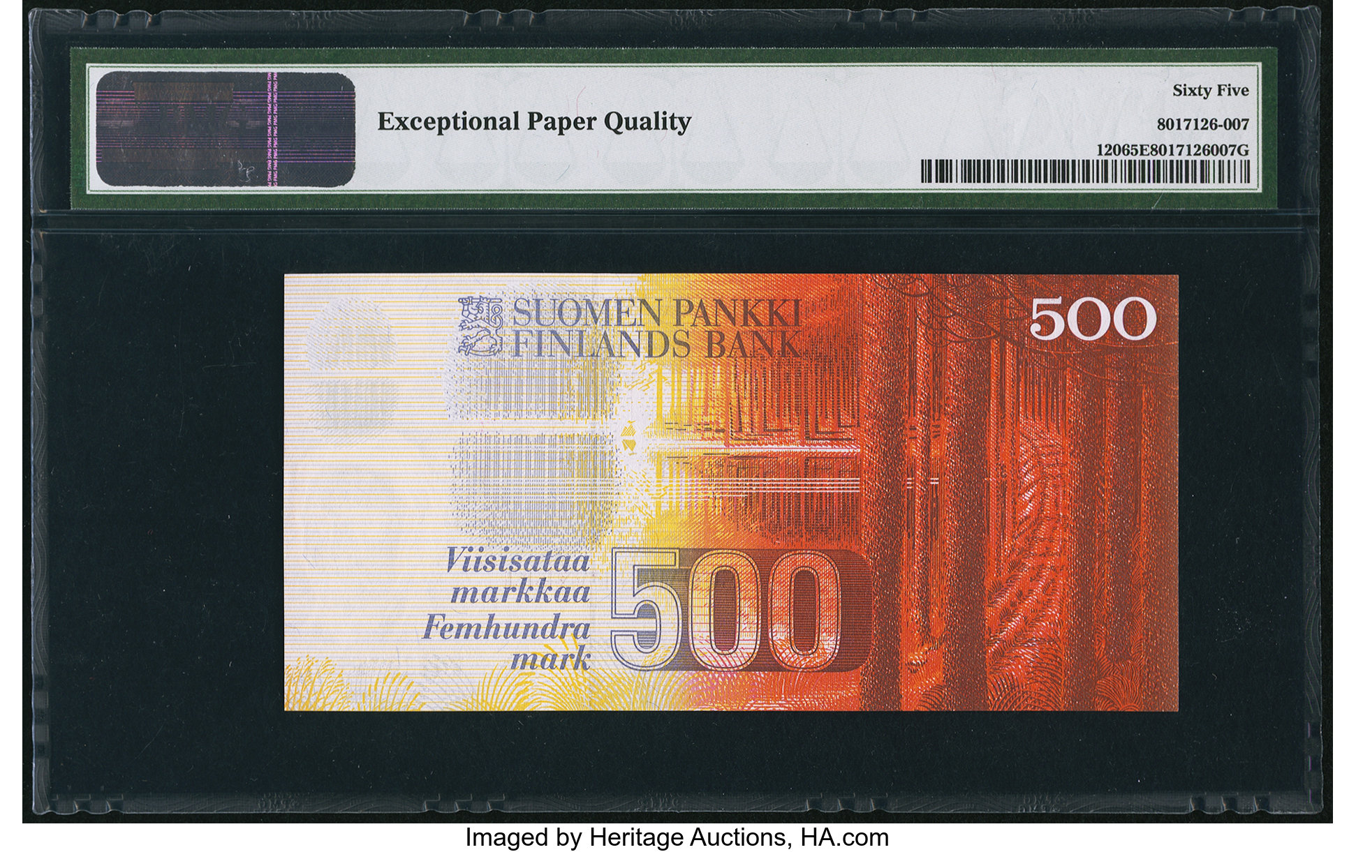 image for: Finland  500 markkaa / mark (B405as)