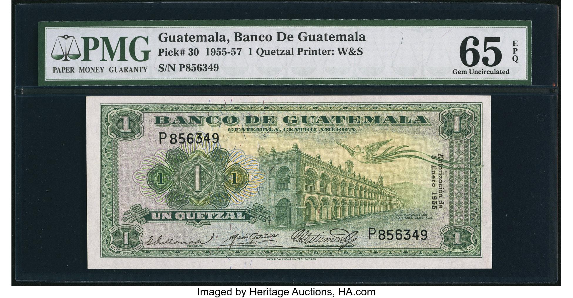 image for: Guatemala  1 quetzal (B512d)