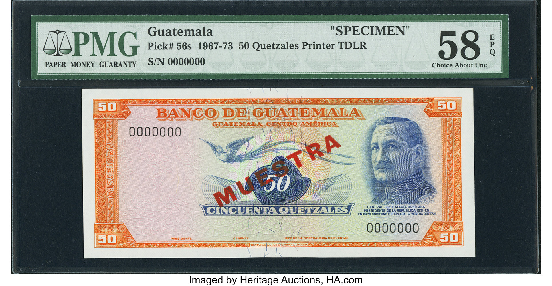 image for: Guatemala  50 quetzales (B539c)