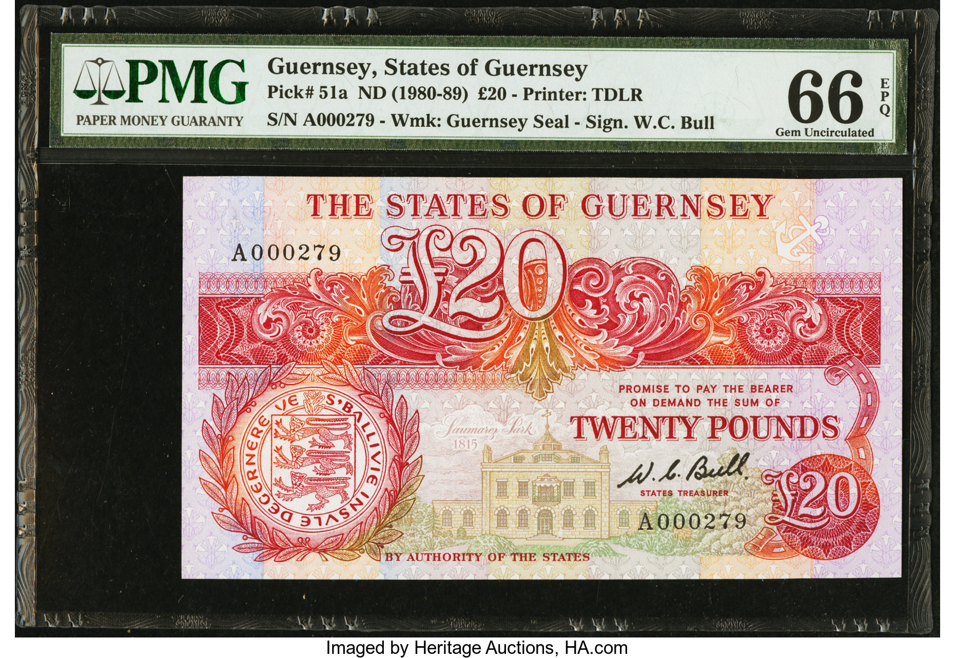 image for: Guernsey  20 pounds (B156b)