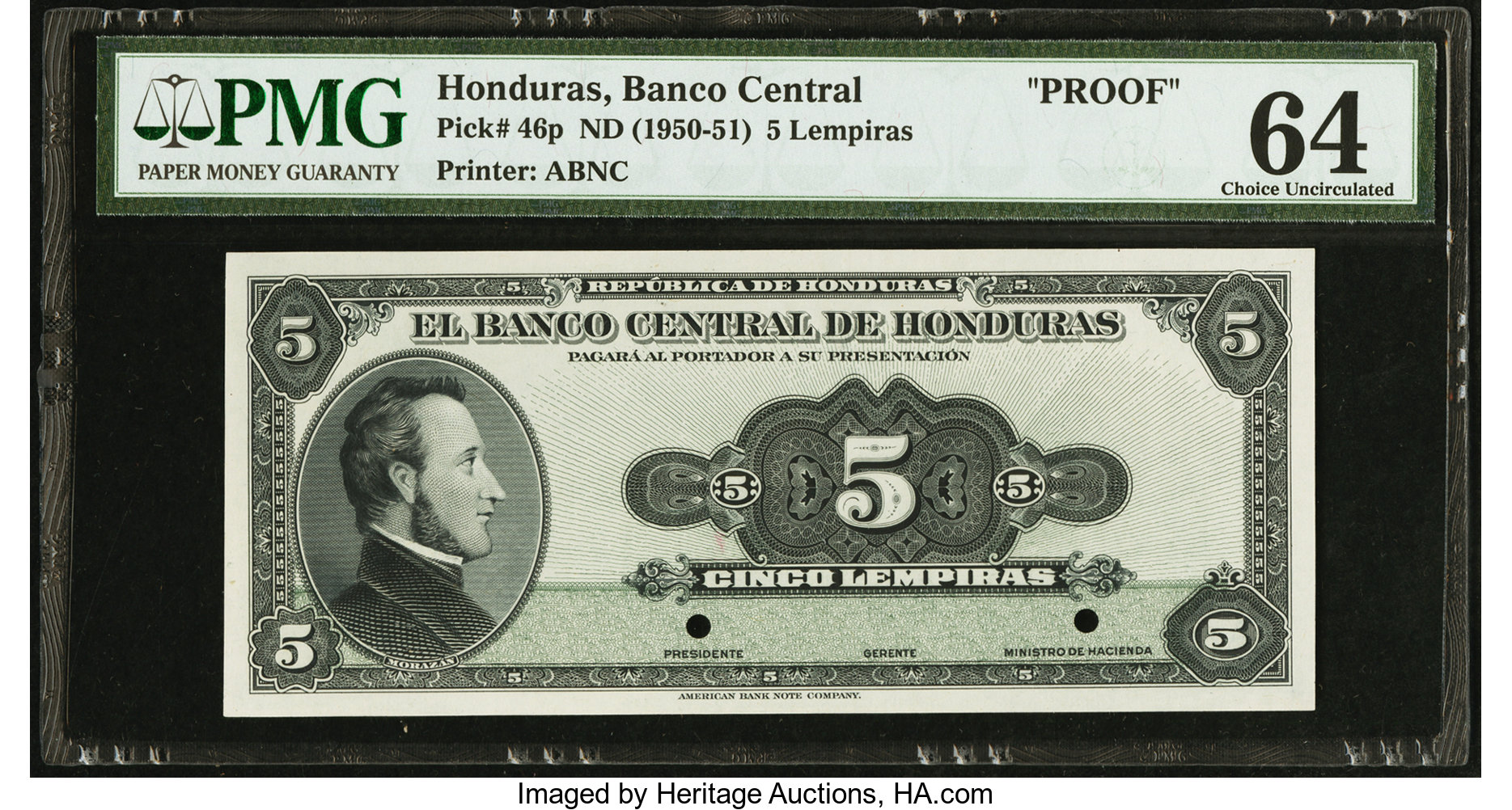 image for: Honduras  5 lempiras (B302e)