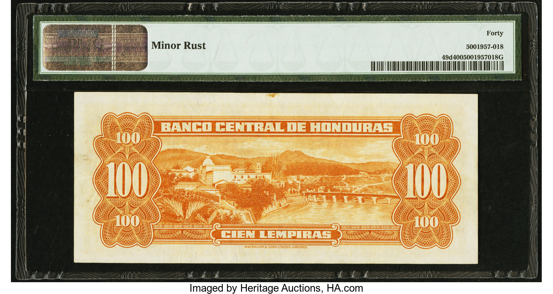 image for: Honduras  100 lempiras (B305d)