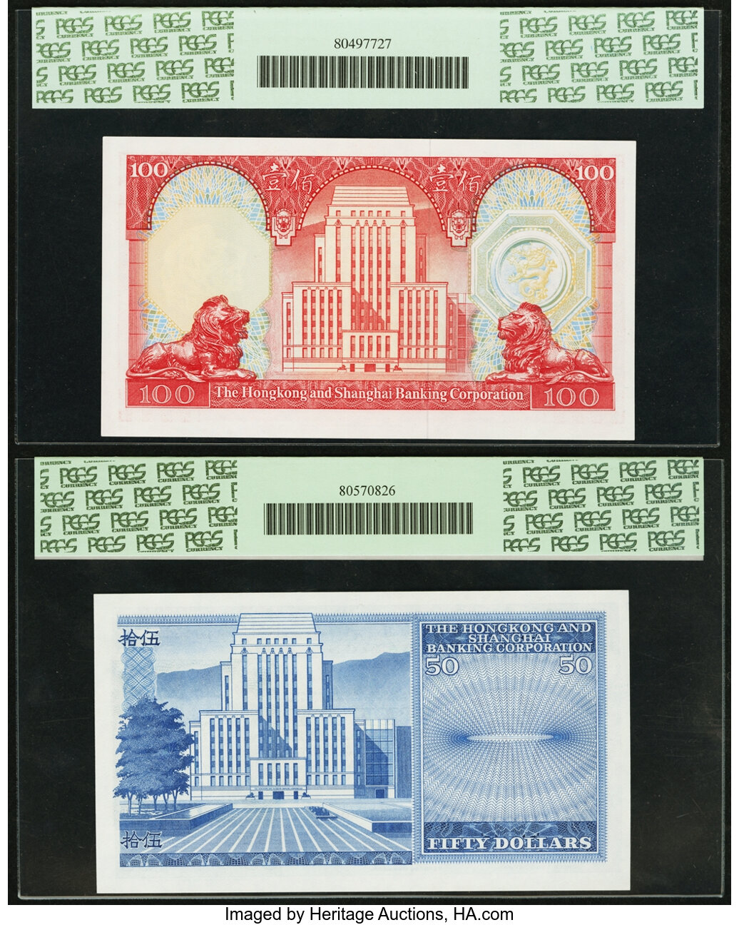 image for: Hong Kong  50 dollars (B666e)