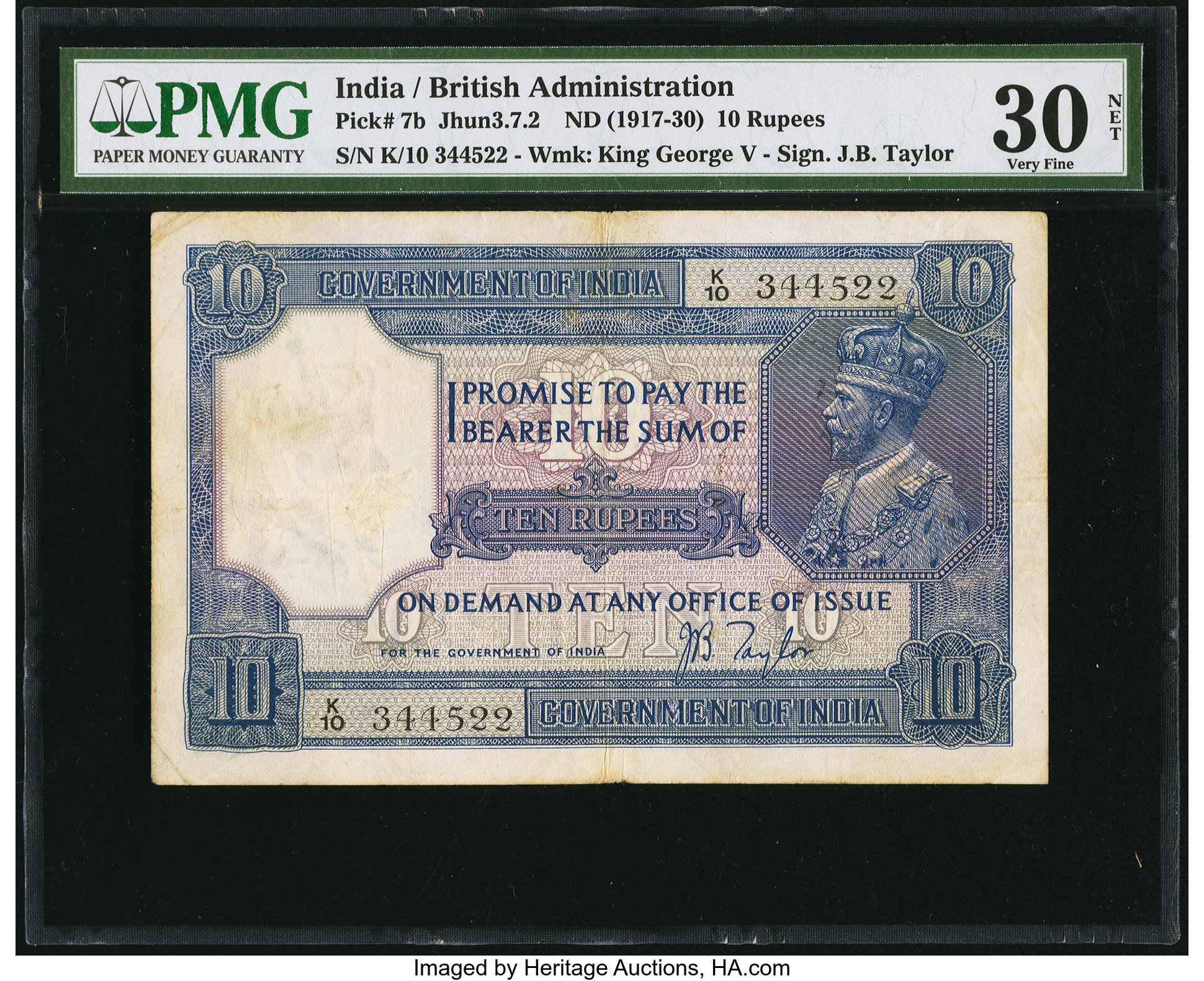 image for: India  10 rupees(B141a)