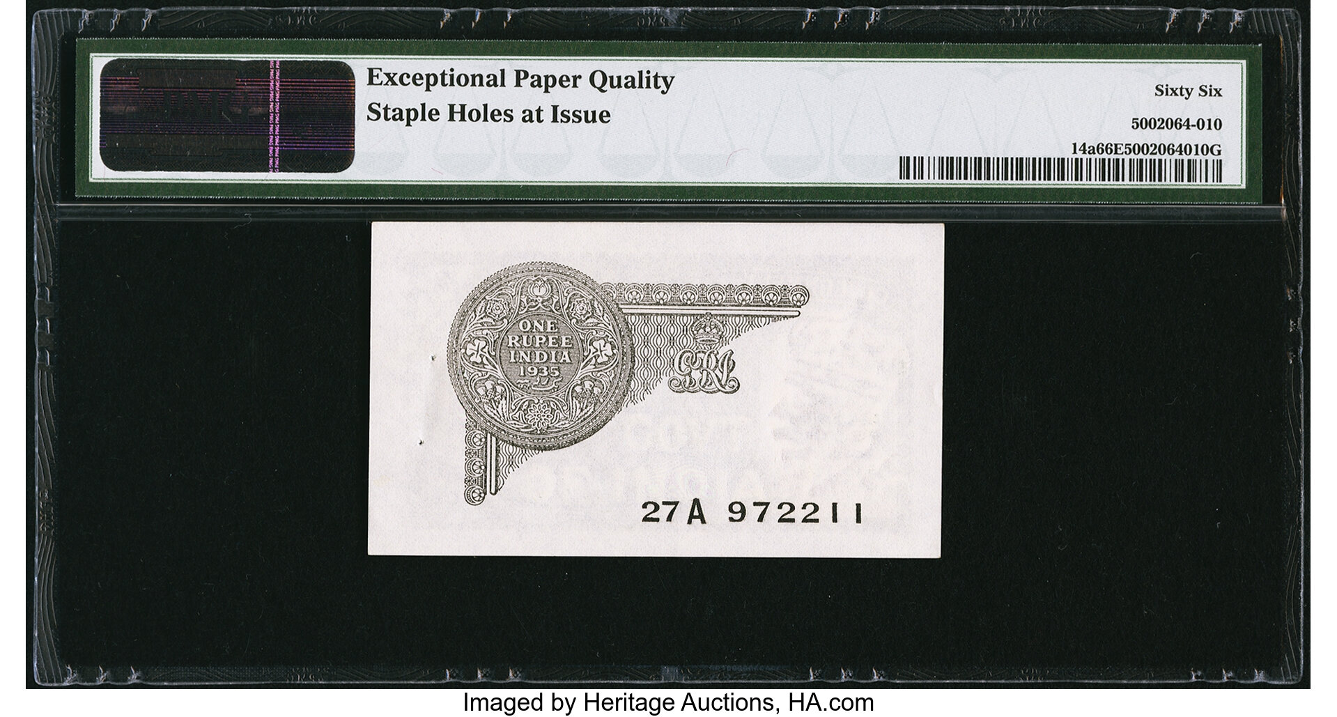 image for: India  1 rupee (B148b)