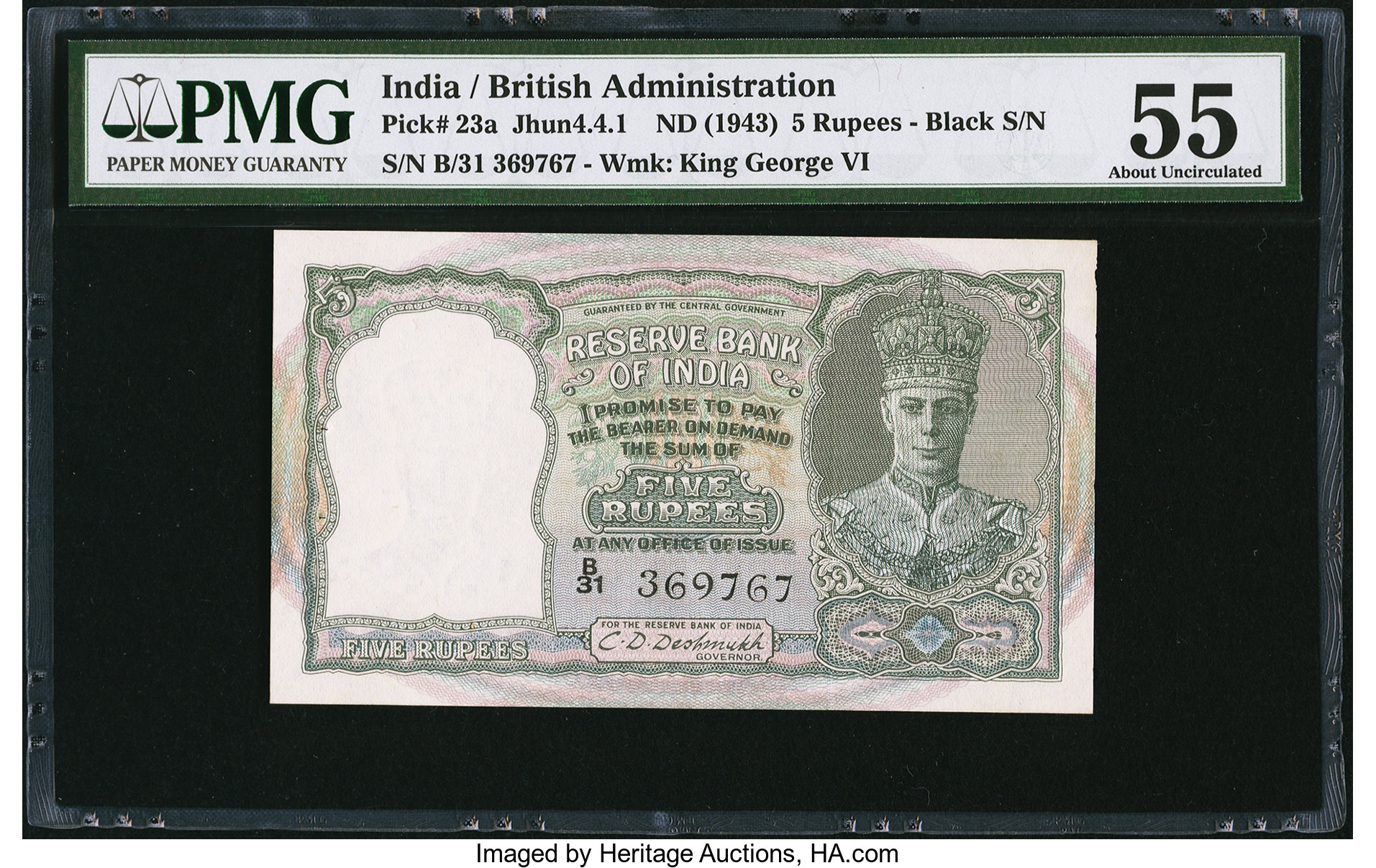 image for: India  5 rupees (B207b)