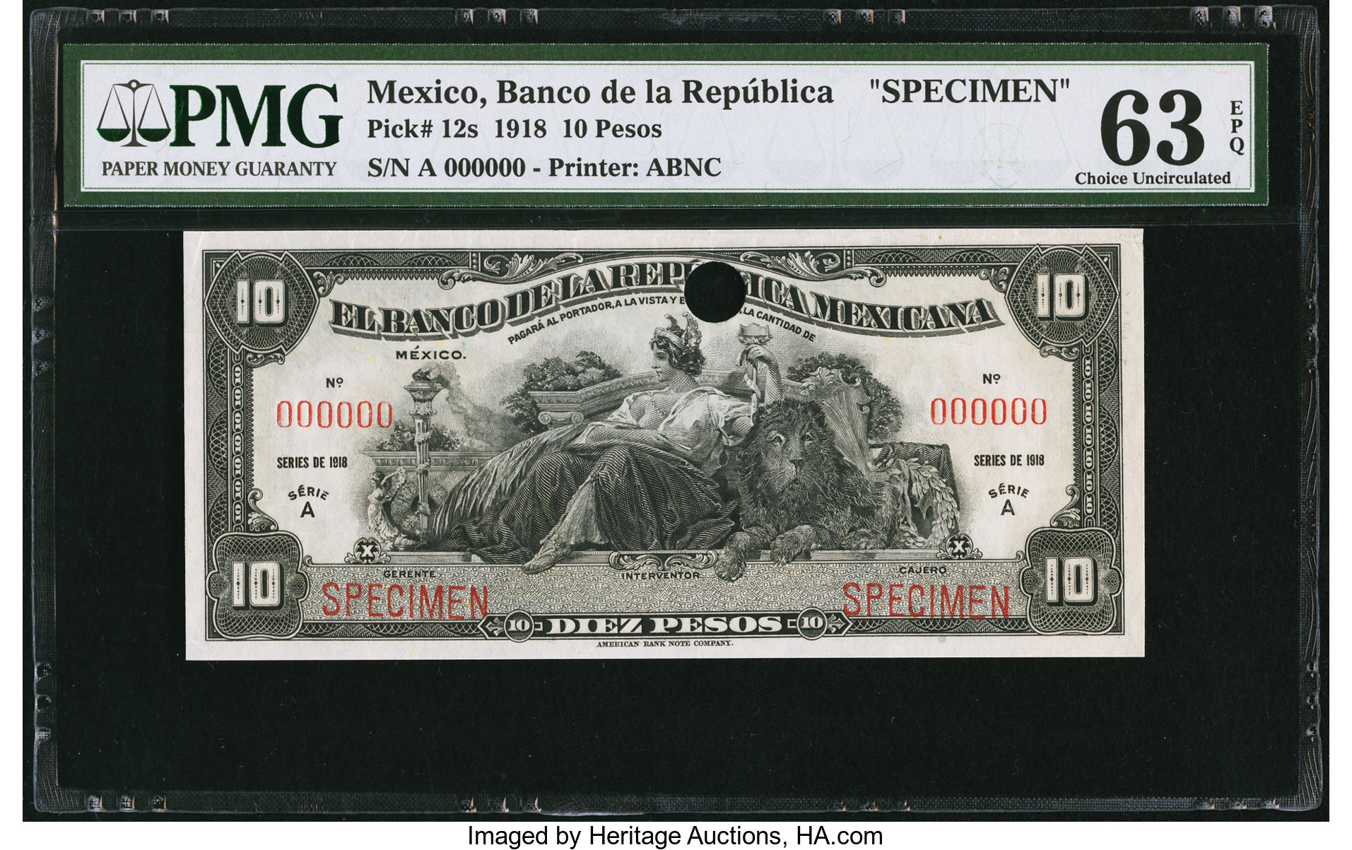 image for: Mexico  10 pesos(B402as)