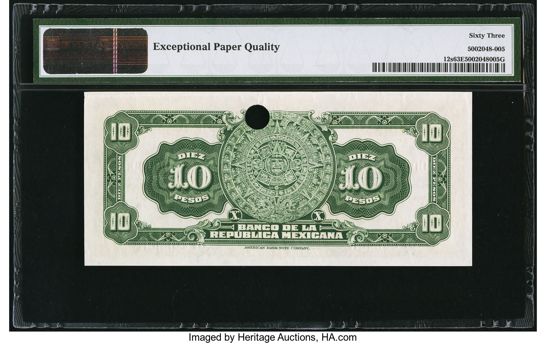 image for: Mexico  10 pesos(B402as)