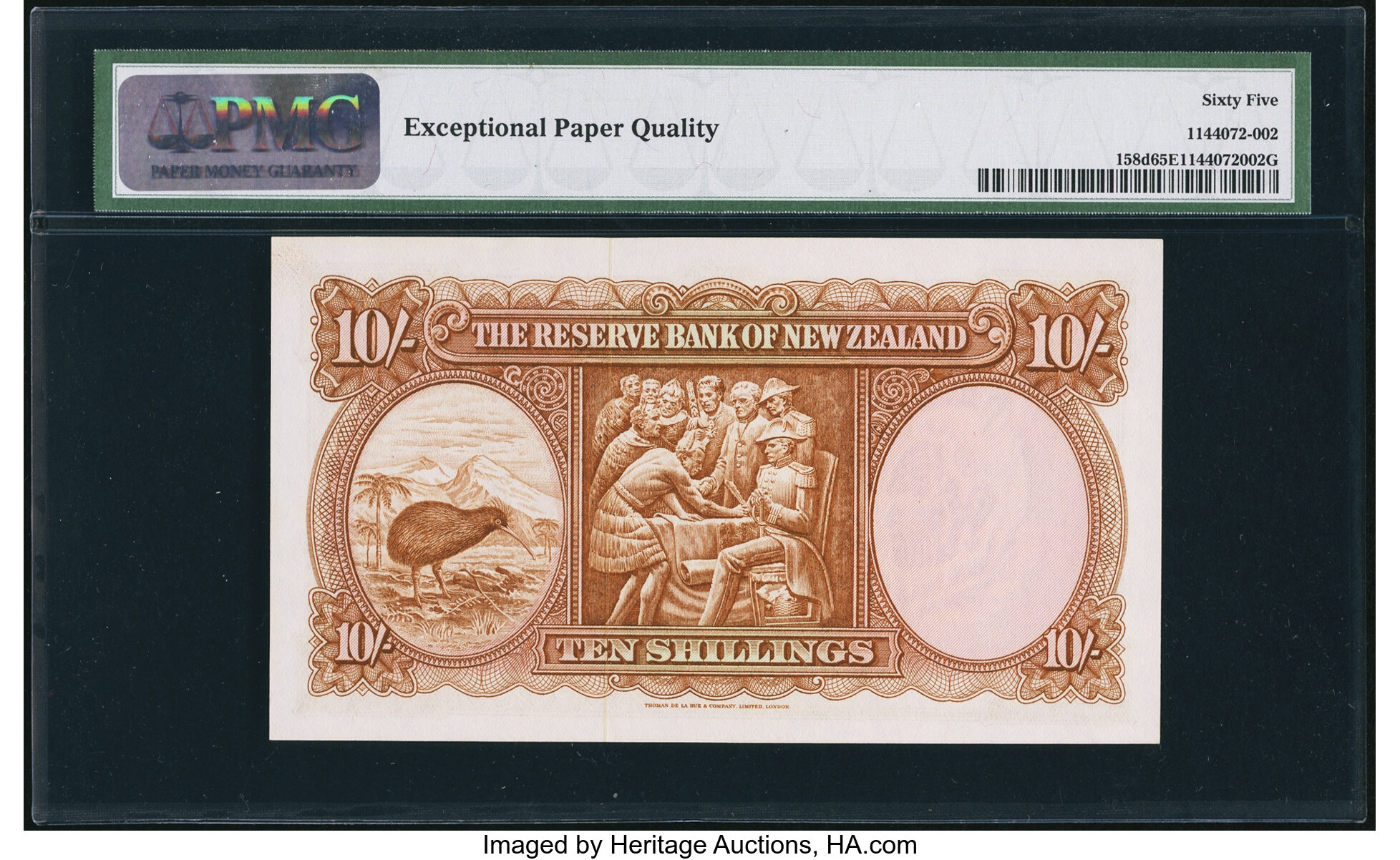 image for: New Zealand  10 shillings (B105d)