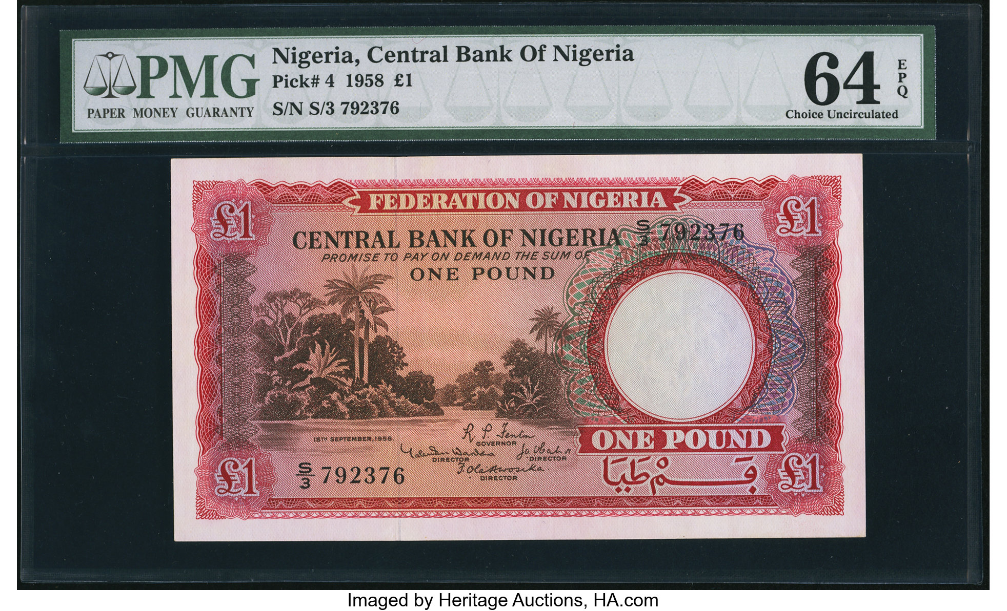 image for: Nigeria  1 pound (B203as4)