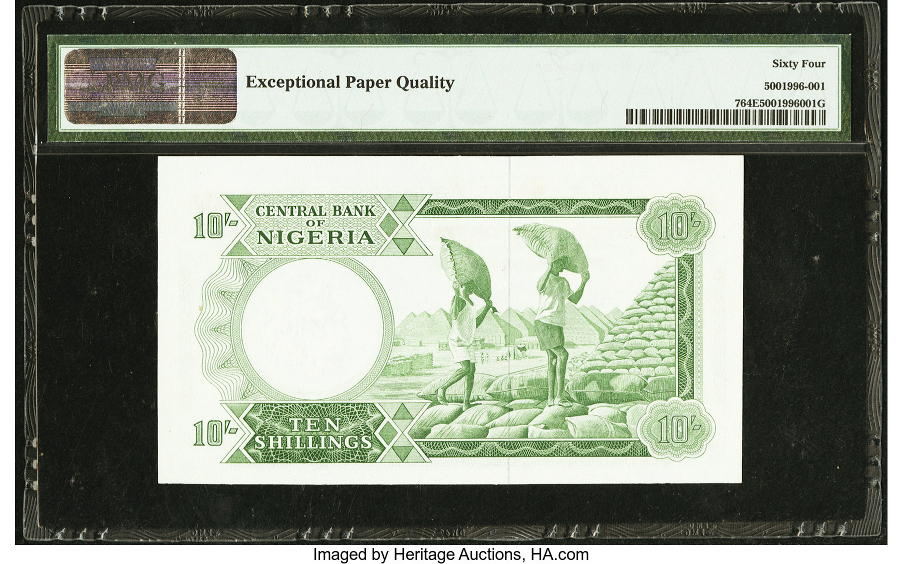 image for: Nigeria  10 shillings (B206as2)