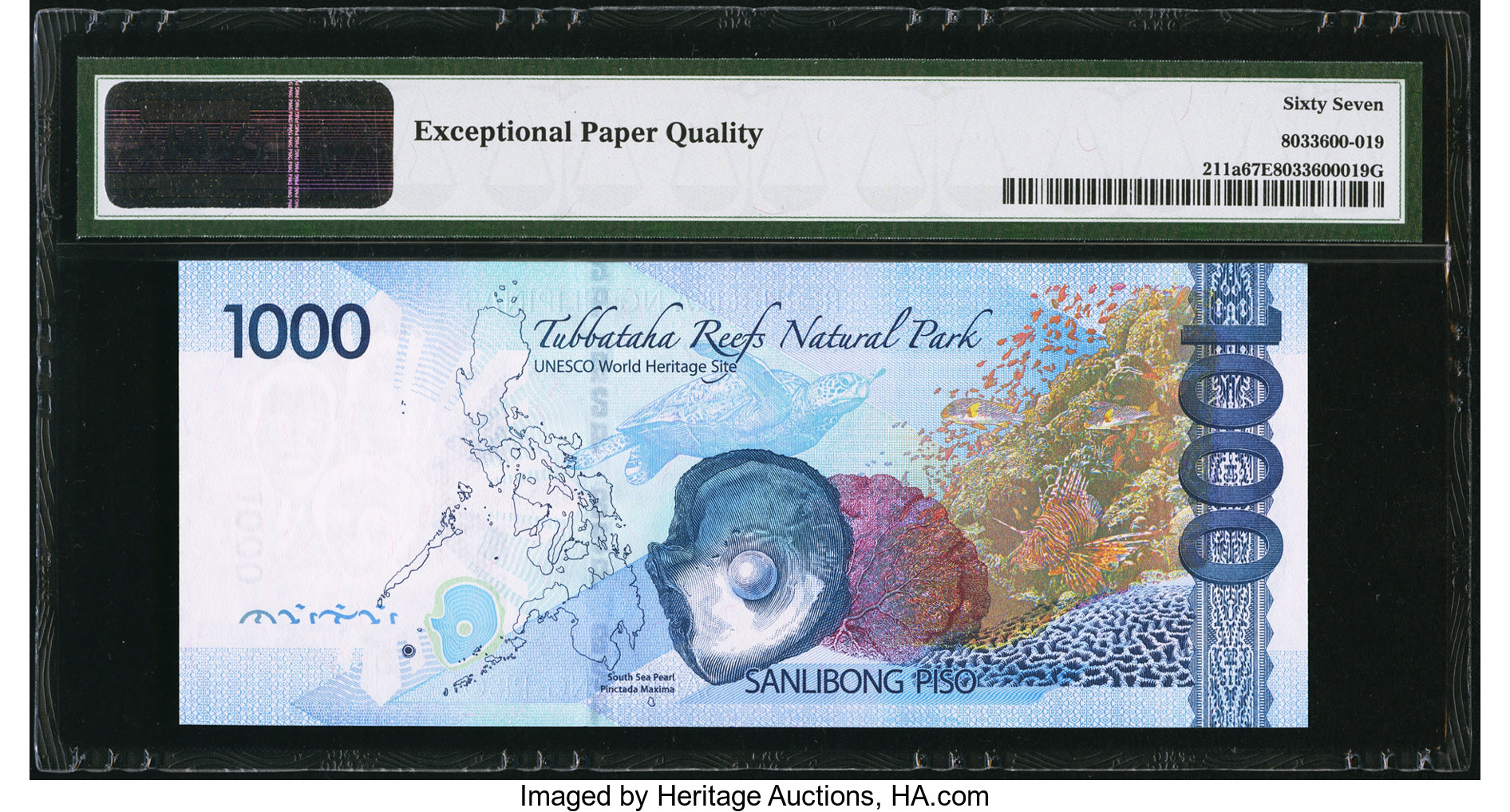 image for: Philippines  1,000 piso (pesos) (B1083j)