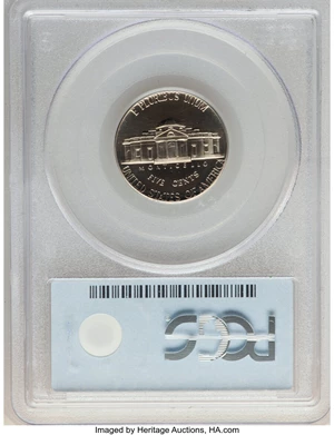 image for: 1971 5C No S PR68 Cameo PCGS. PCGS Population: (92/21). NGC Census: (34/17). CDN: $900 Whsle. Bid for NGC/PCGS PR68. ...