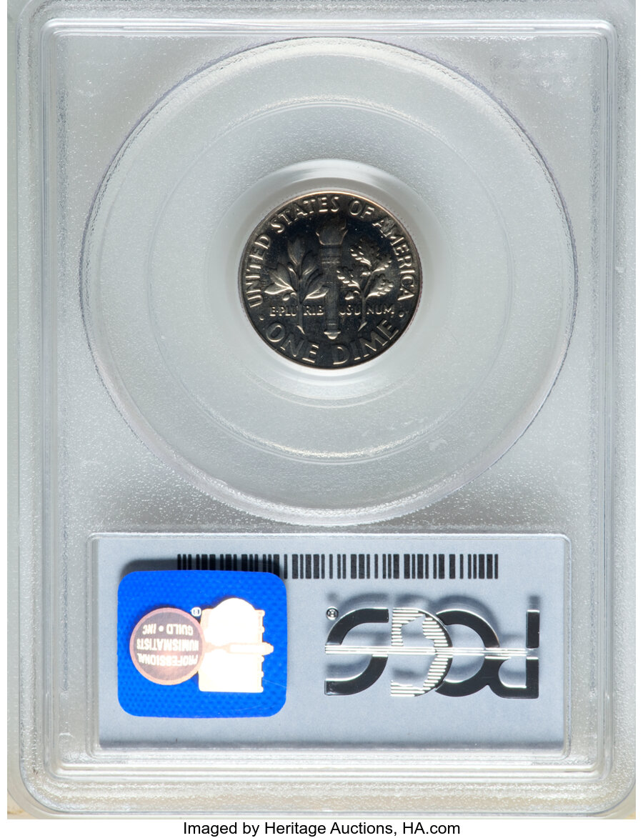 image for: 1965 10C SMS MS67 Cameo PCGS. PCGS Population: (83/14). NGC Census: (120/35). CDN: $125 Whsle. Bid for NGC/PCGS MS67. ...