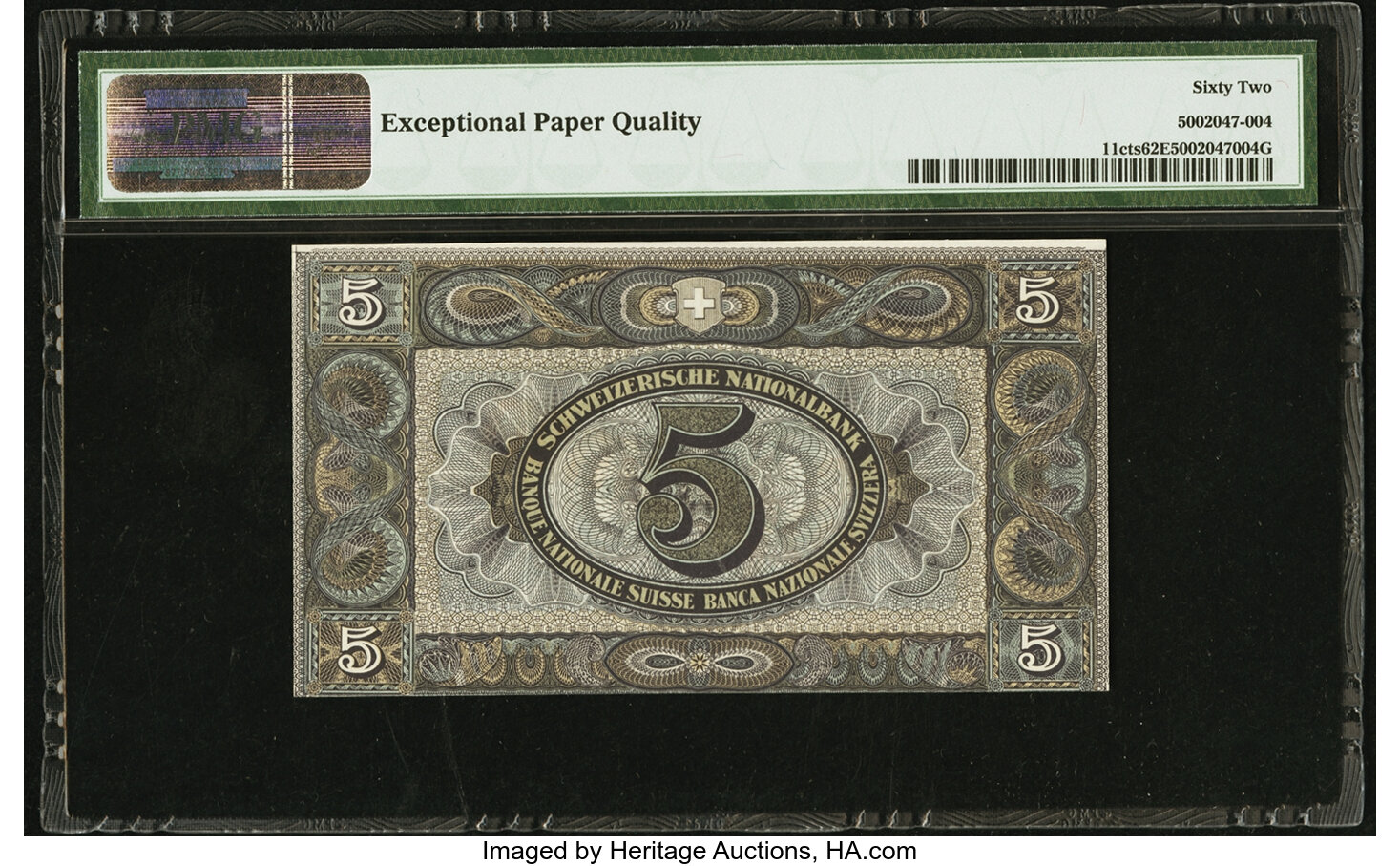 image for: Switzerland  5 francs (B305r)