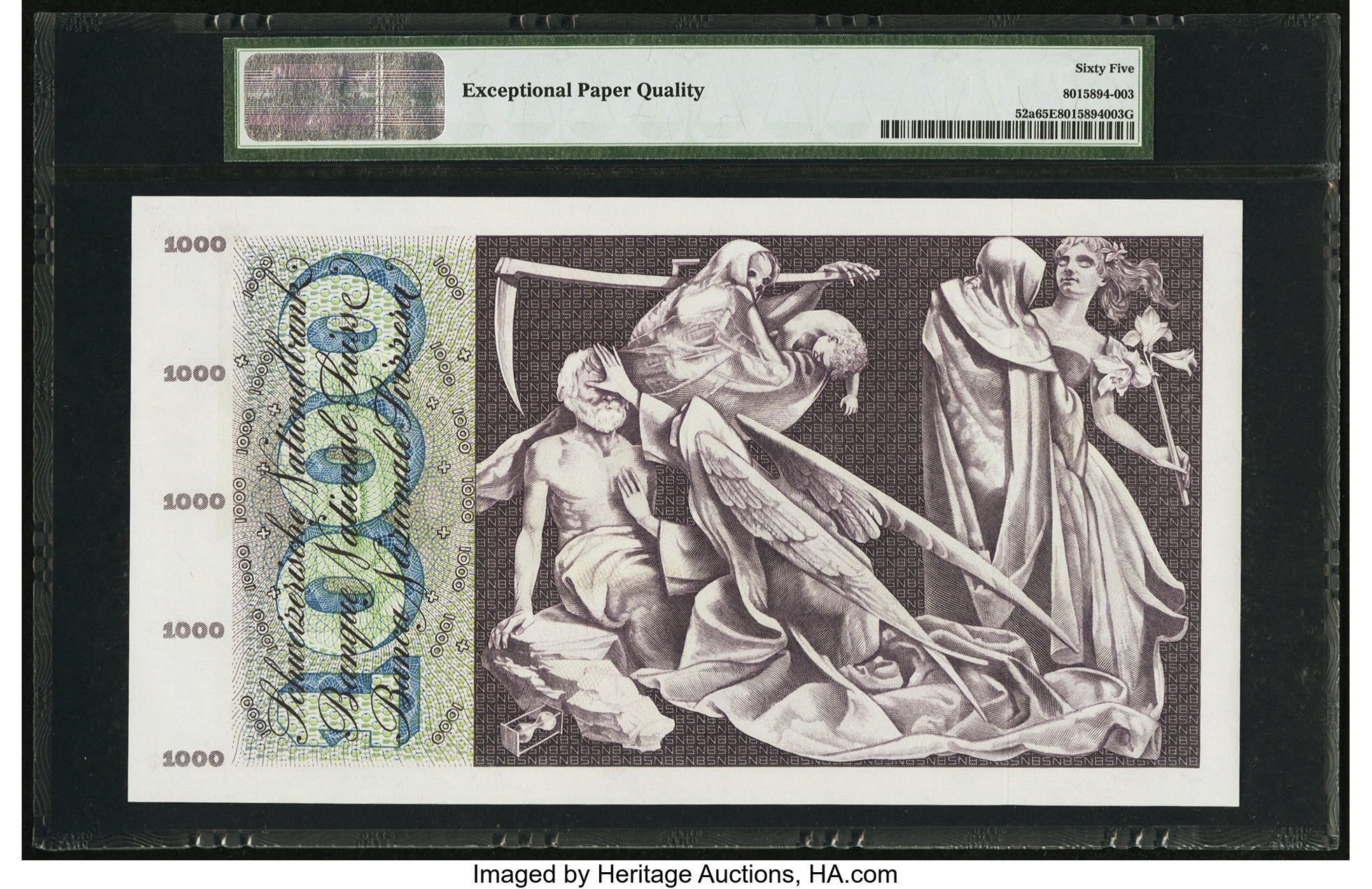 image for: Switzerland  1,000 francs (B336s3)