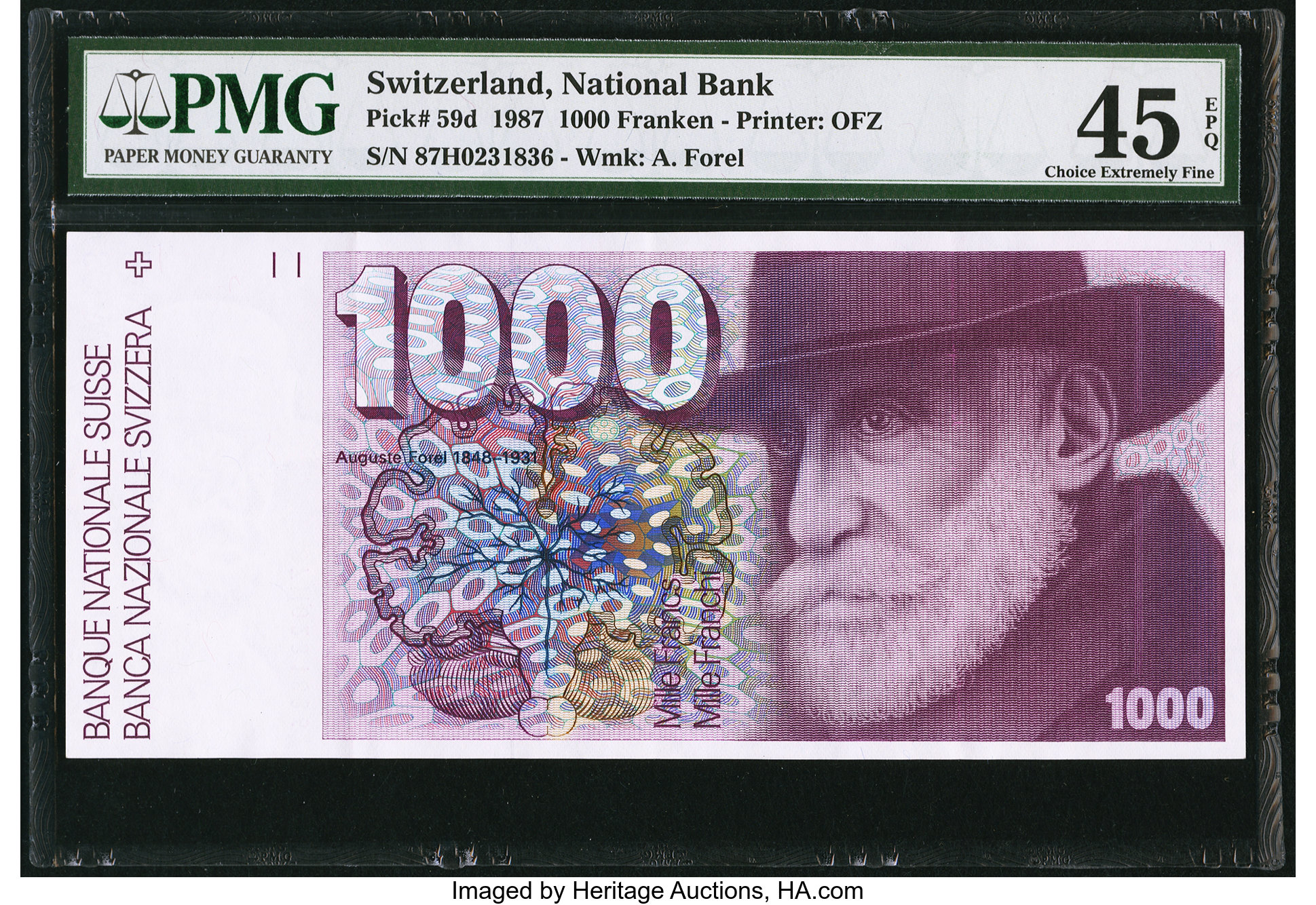 image for: Switzerland  1,000 francs (B342b)