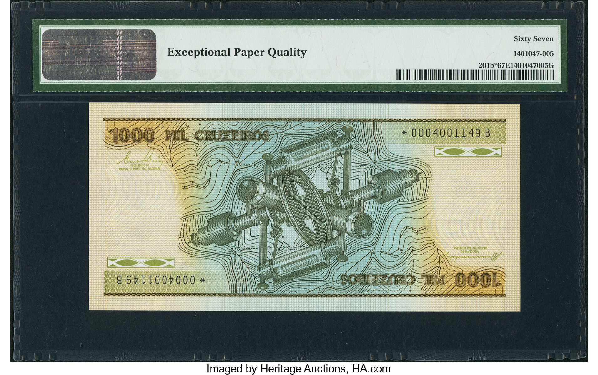 image for: Brazil  1,000 cruzeiros (B823c)