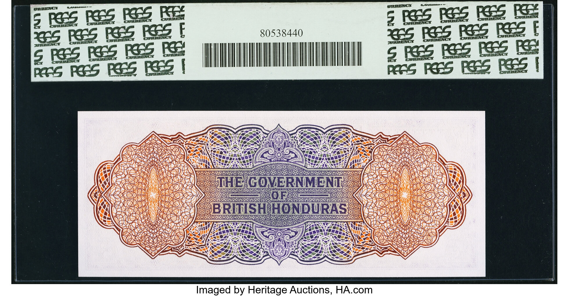 image for: British Honduras  2 dollars (B128a)