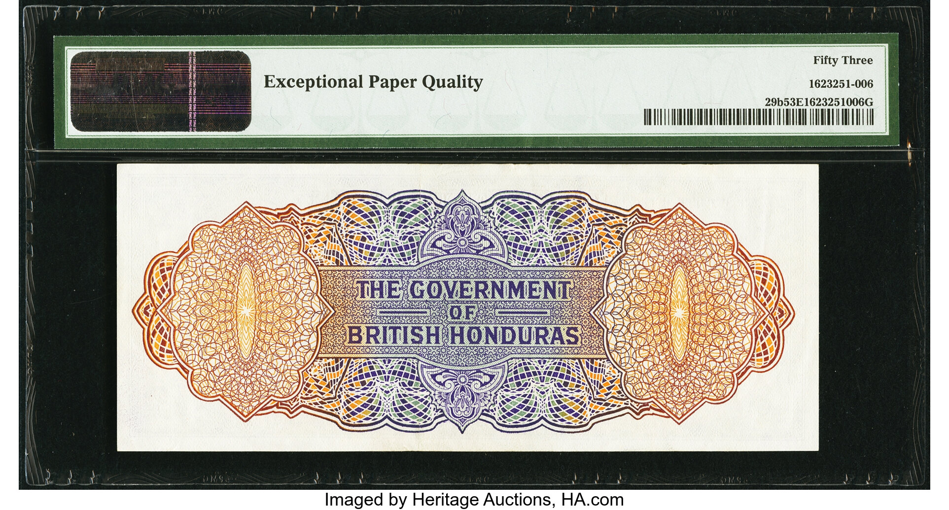 image for: British Honduras  2 dollars (B128a)