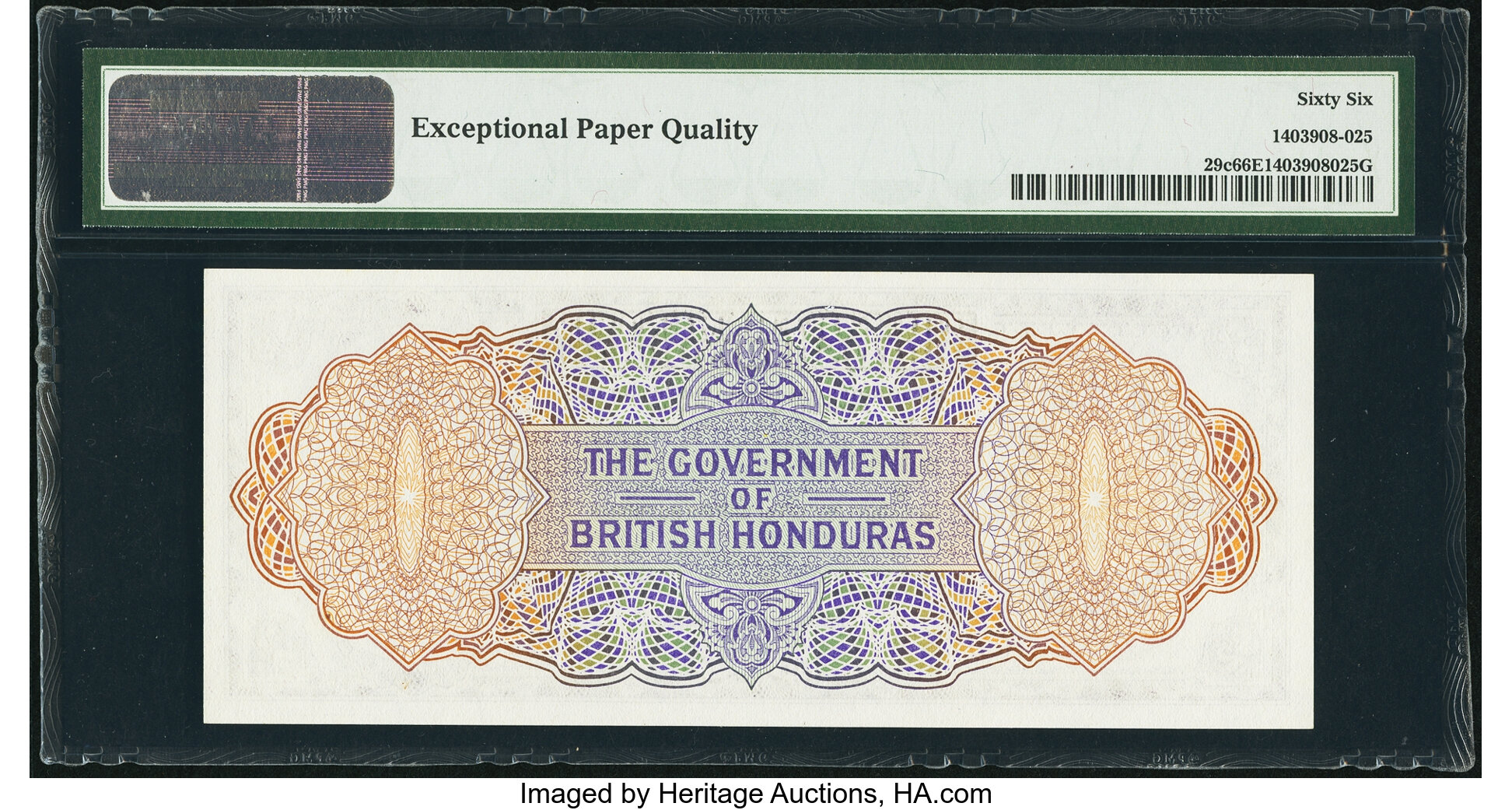 image for: British Honduras  2 dollars (B128a)