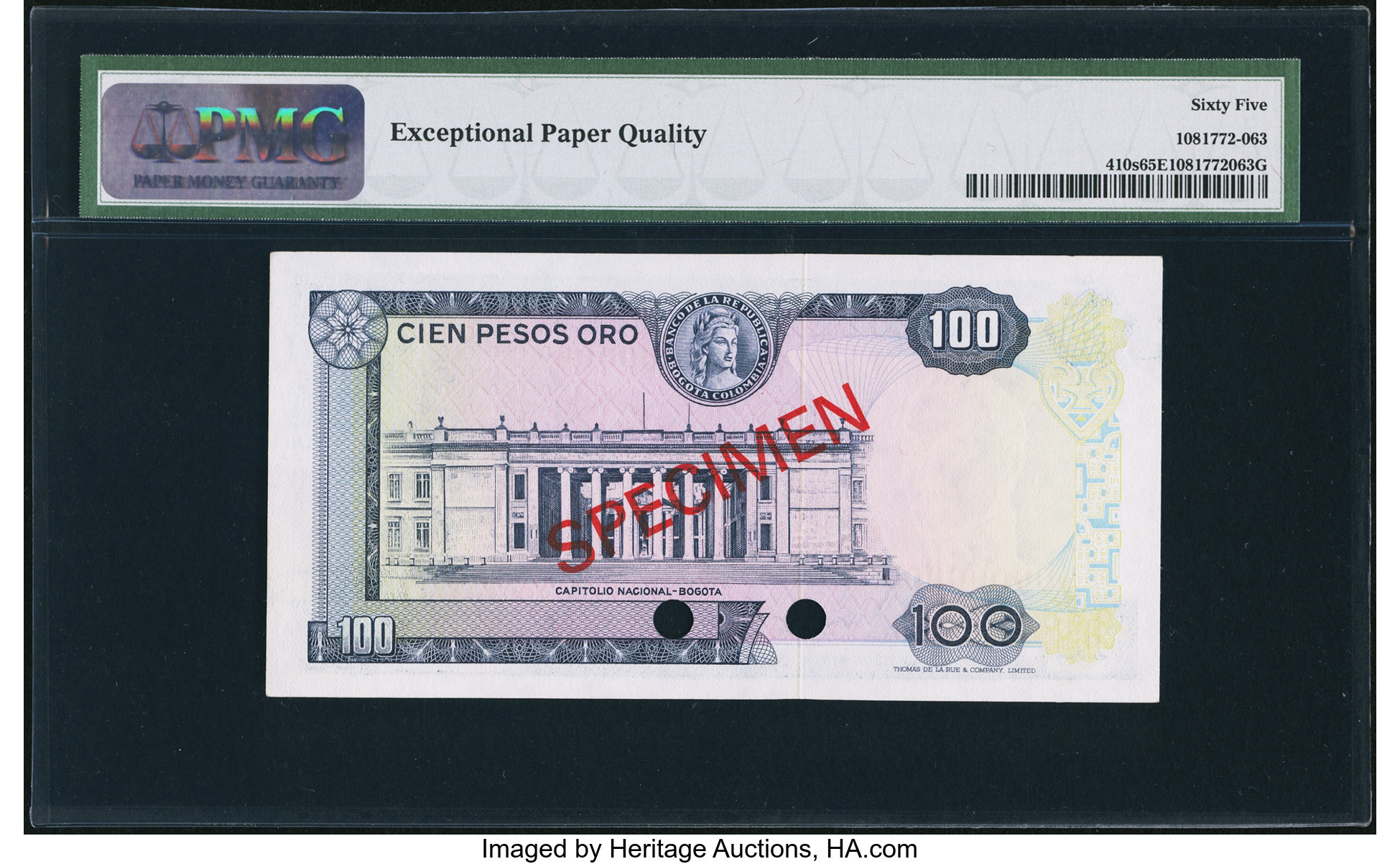image for: Colombia  100 pesos oro(B955b)