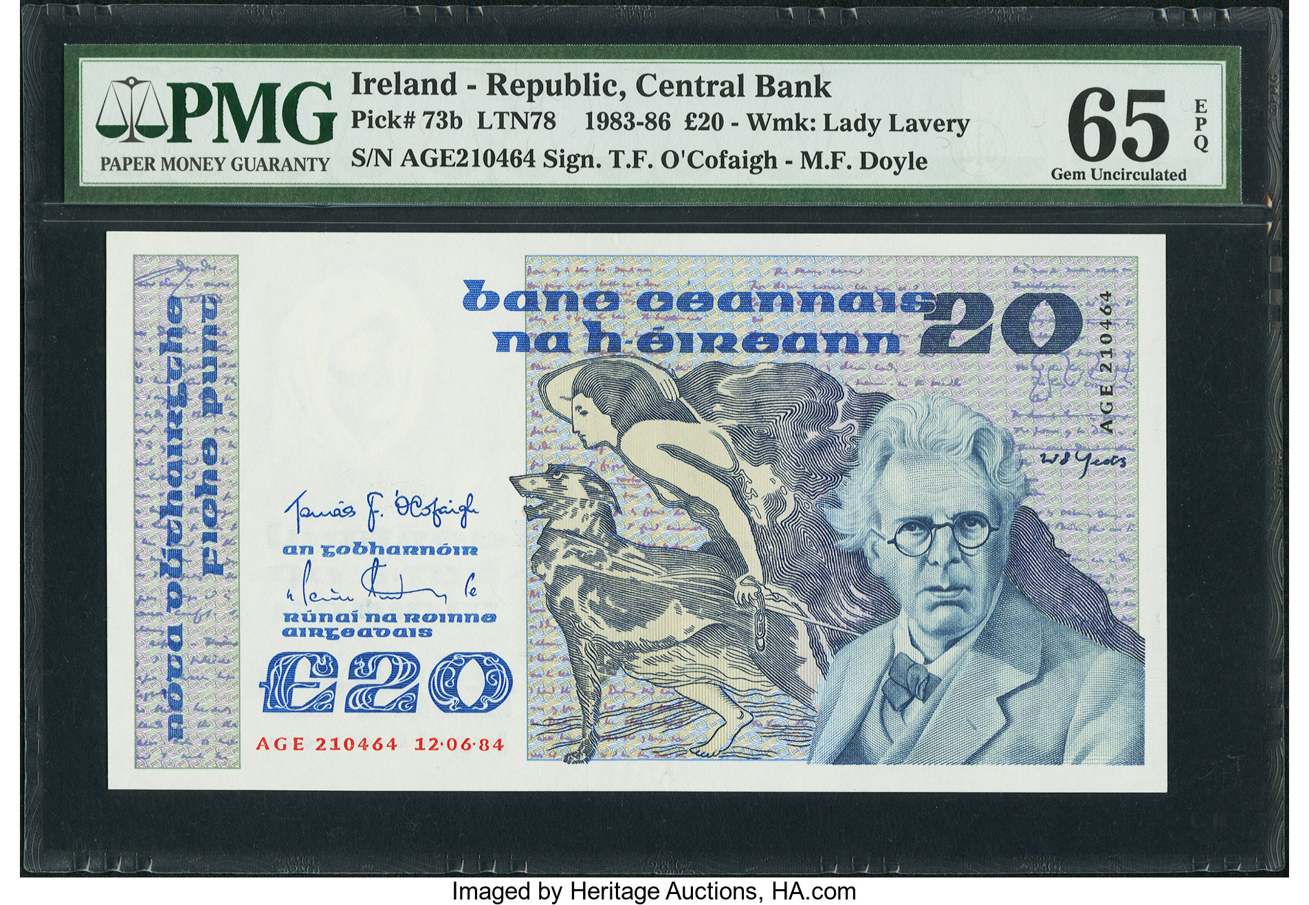 image for: Ireland, Republic of  20 pounds(B218a)
