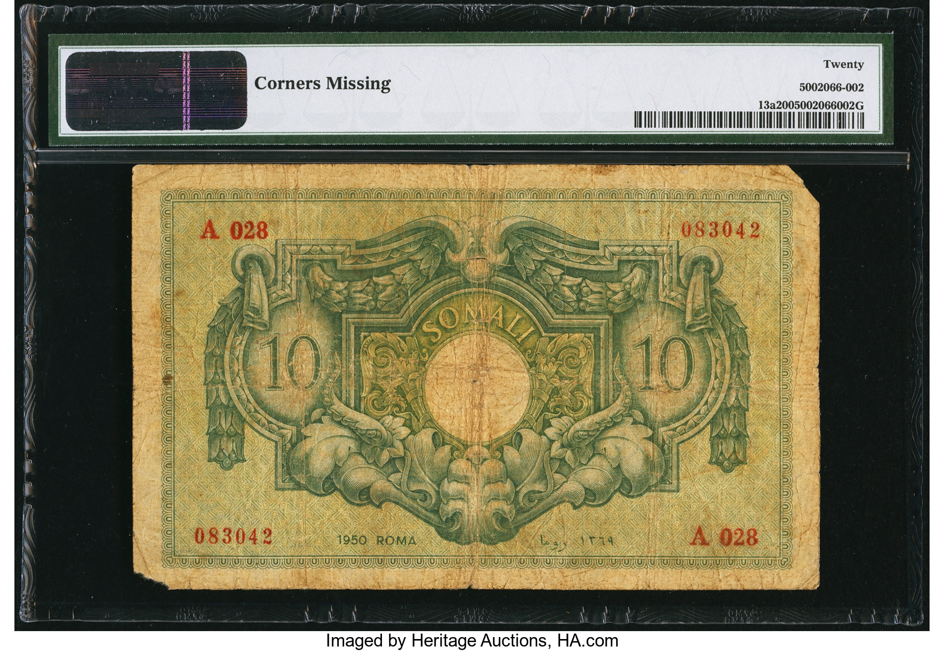 image for: Italian Somaliland  10 somali(B303a)