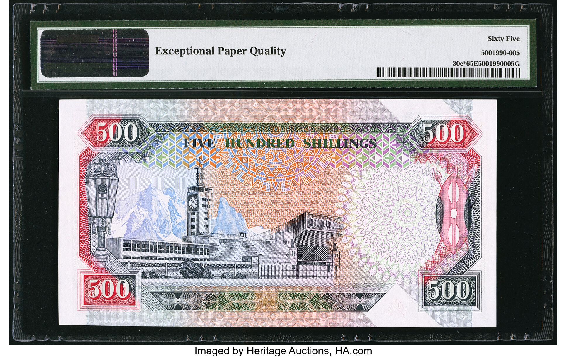 image for: Kenya  500 shillings (B130fs)