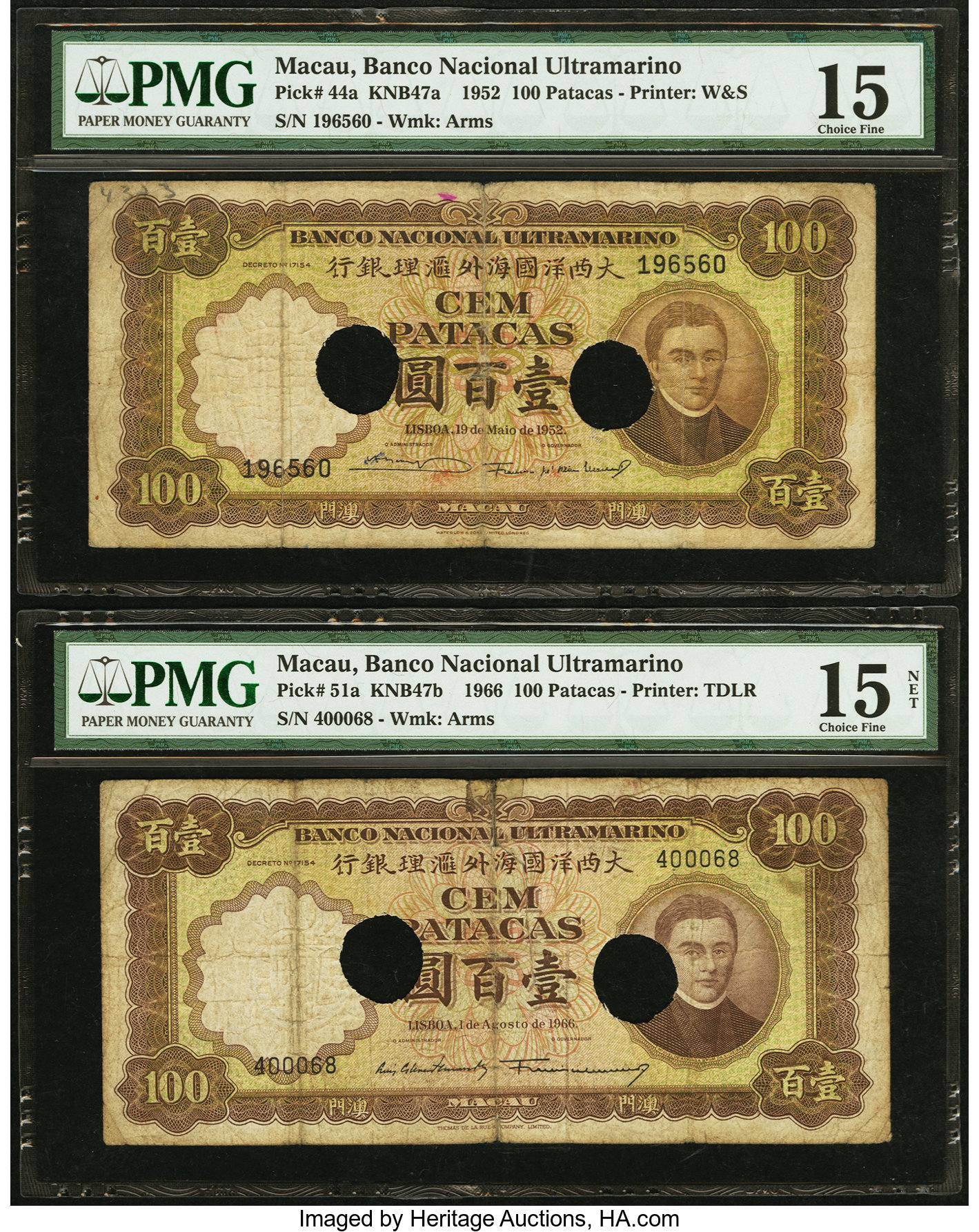 image for: Macau  100 patacas (B041ds)