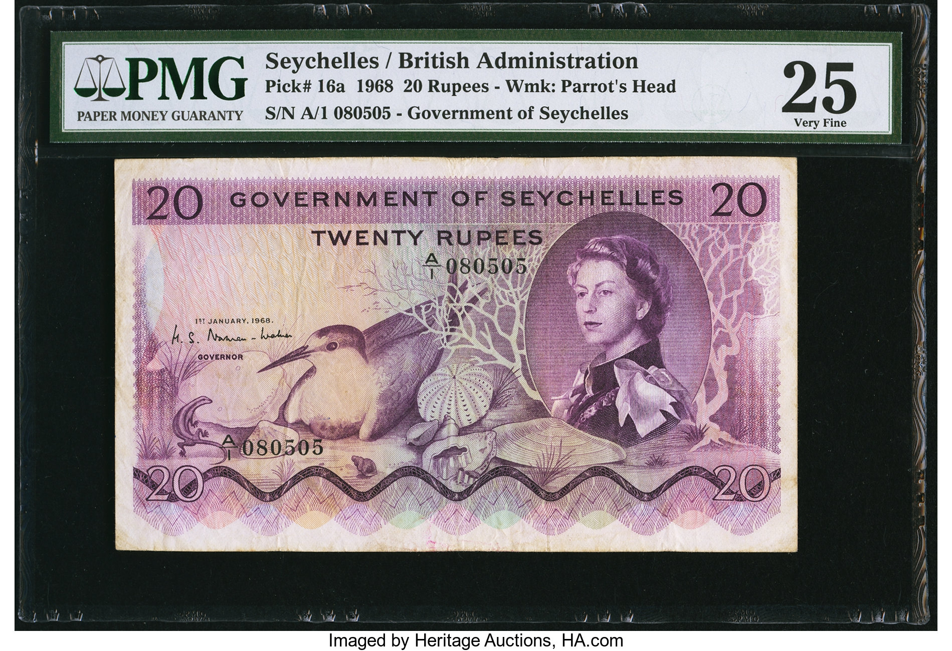 image for: Seychelles  20 rupees (B123as3)