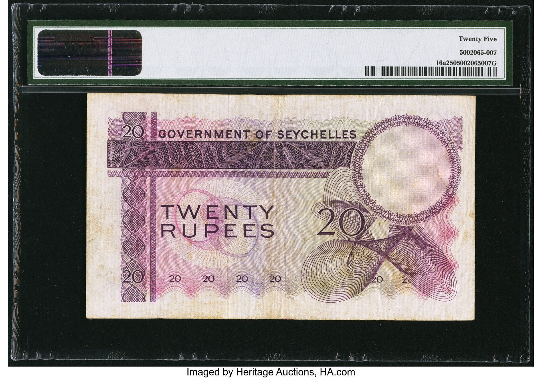 image for: Seychelles  20 rupees (B123as1)